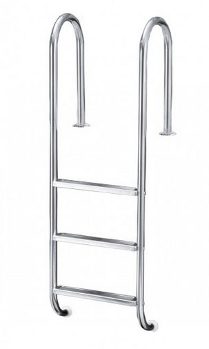 Edelstahlleiter V4A eng mit Kippgelenk