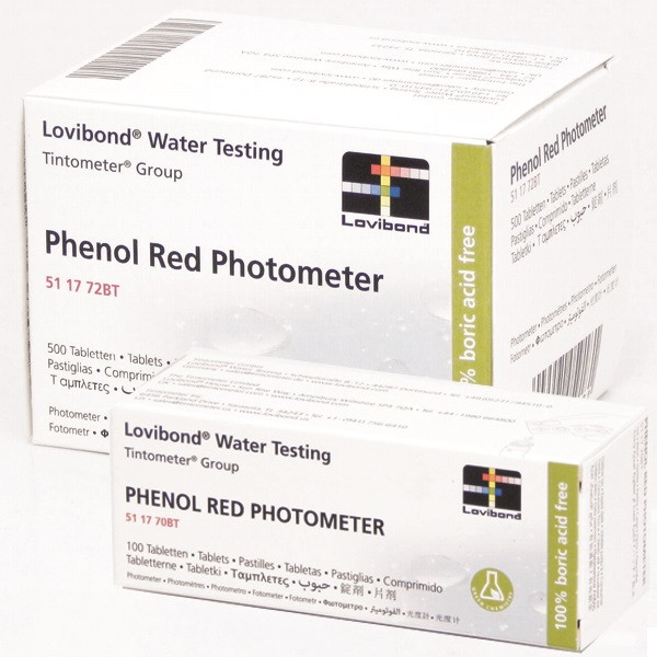 Ersatztabletten Phenolred / pH für Photometer
