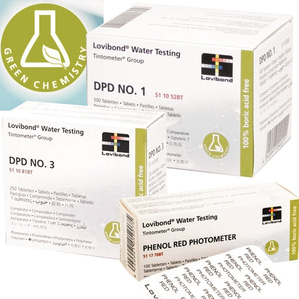 Ersatztabletten DPD No. 1 + 3 und Cyanuric Acid für Photometer